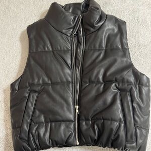 Ambiance Black Quilted Vest